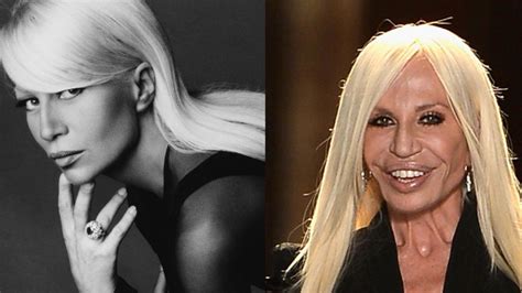 donatella versace vende versace|donatella versace before and after.